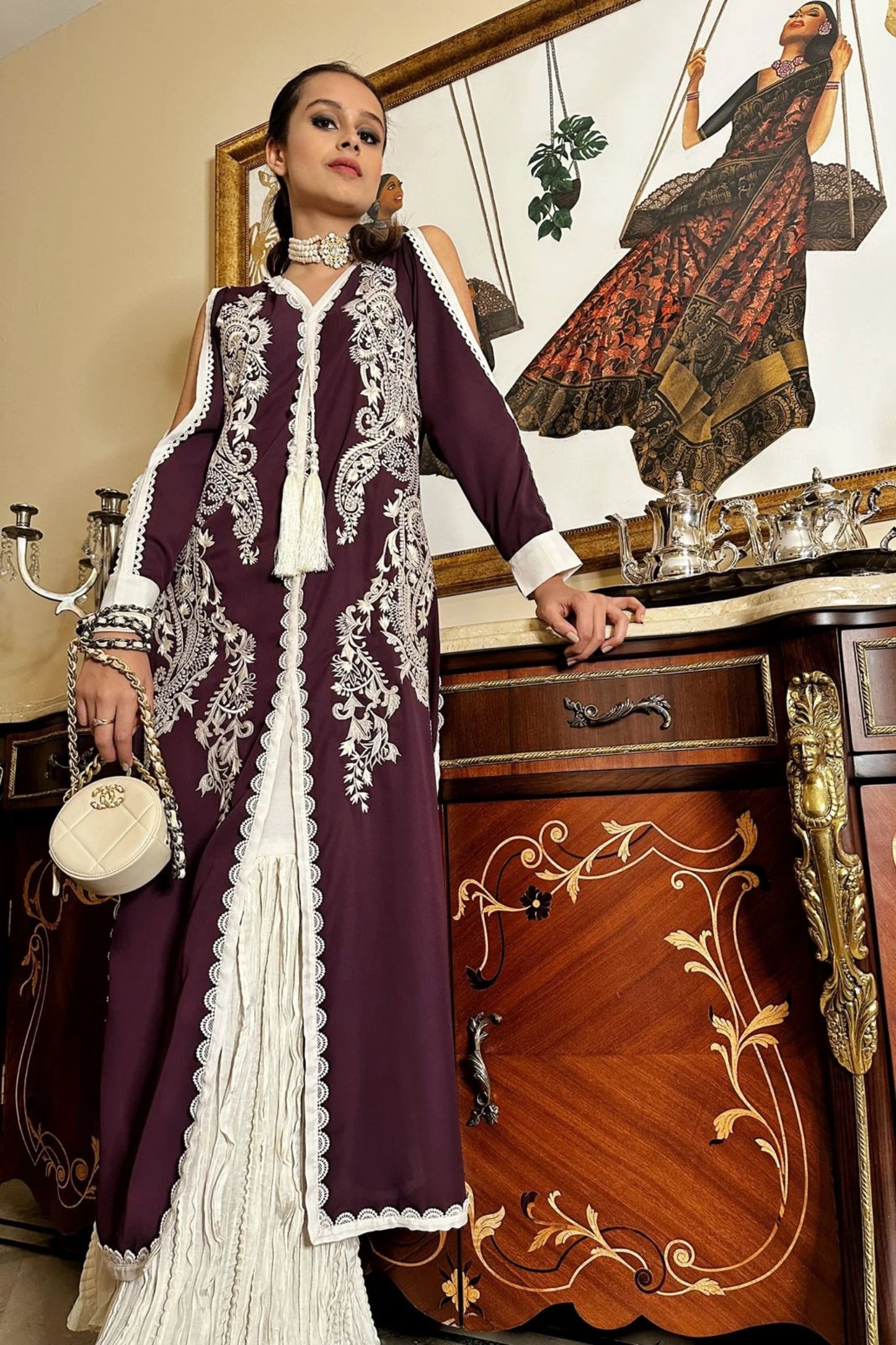 Moonlit Gharara Set