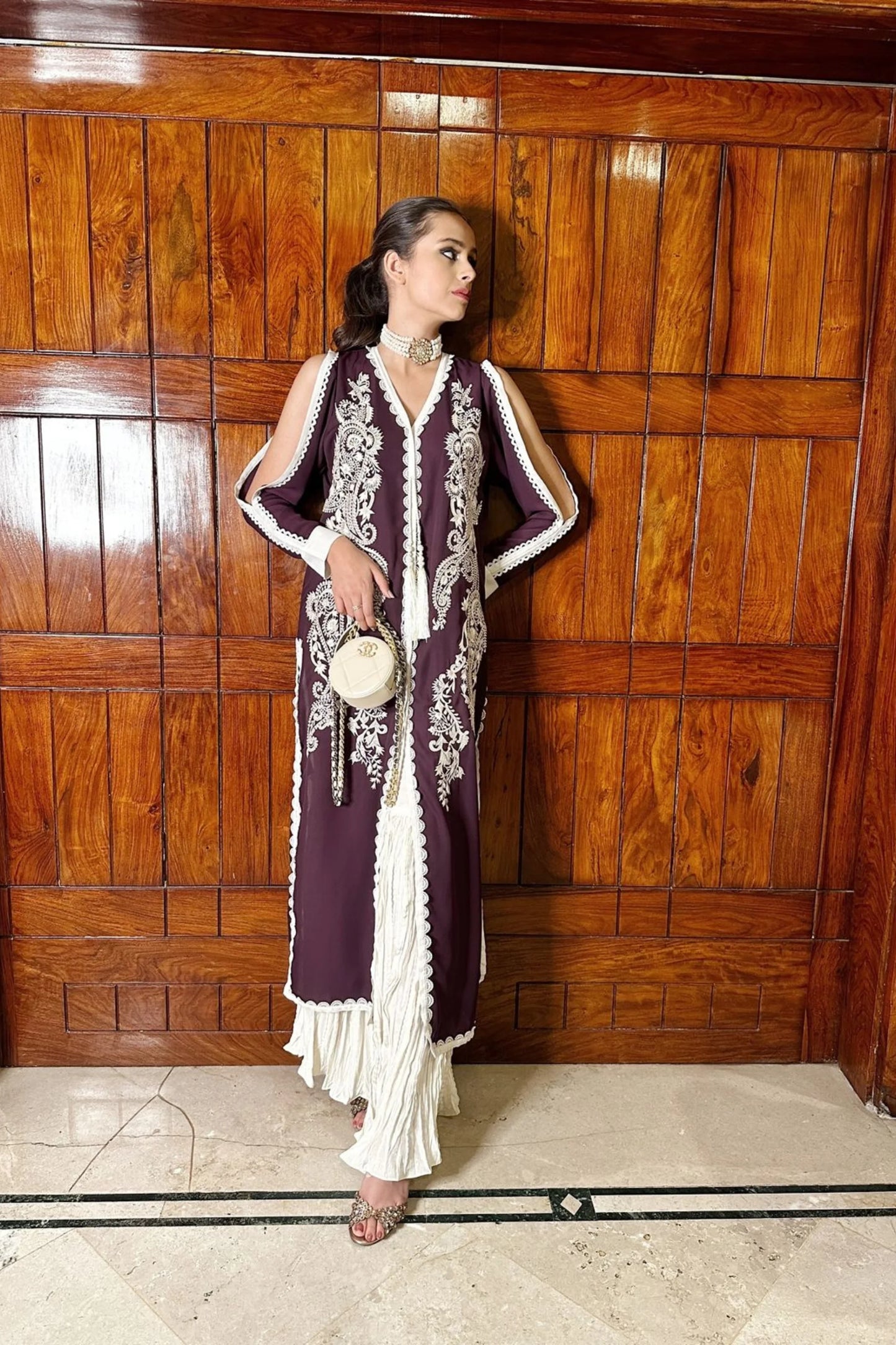 Moonlit Gharara Set