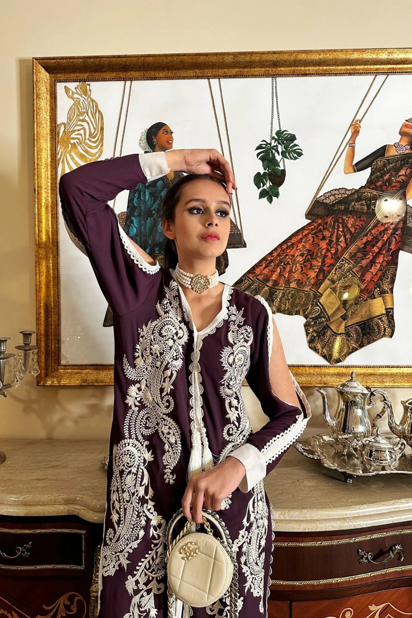 Moonlit Gharara Set